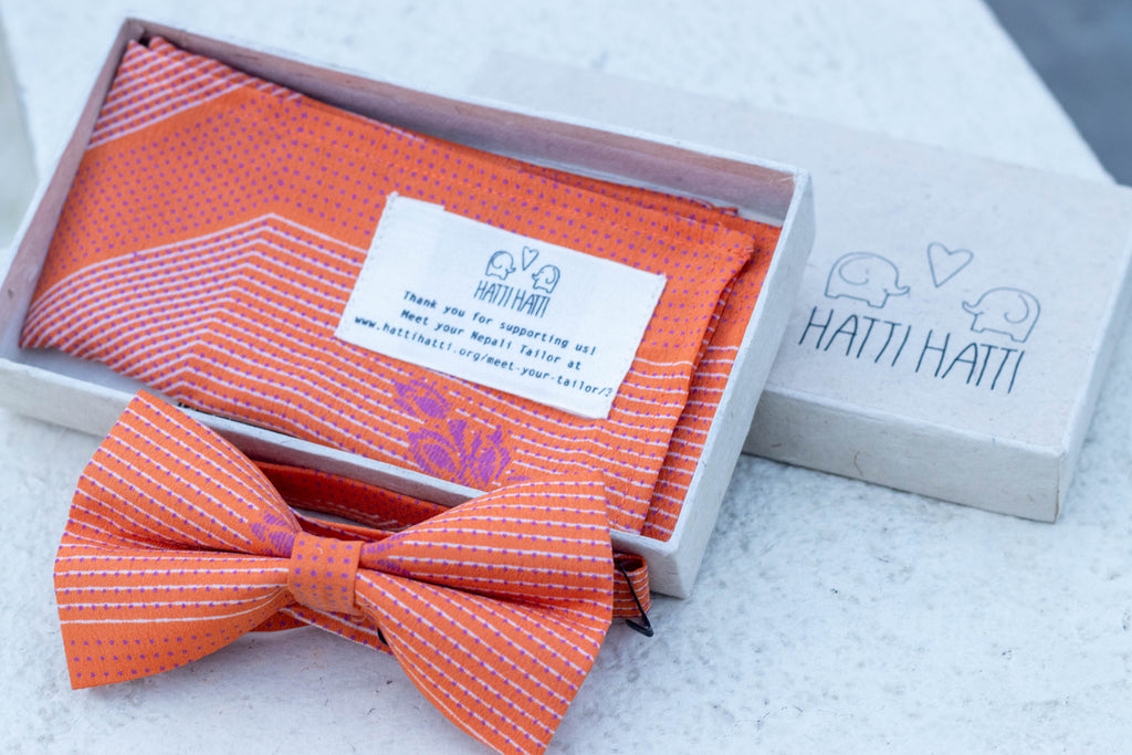 Bow Tie - Bright Orange - MuniMuni
