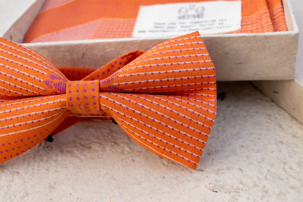 Bow Tie - Bright Orange - MuniMuni