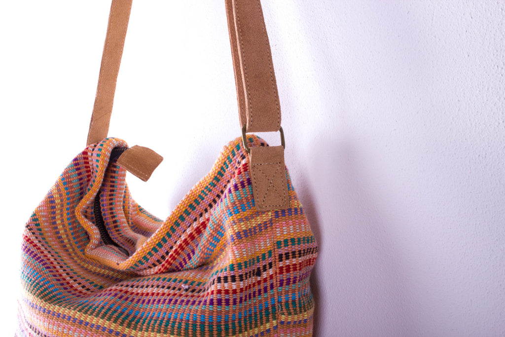 Daily bag - Salmon Pink Recycle Pattern - MuniMuni