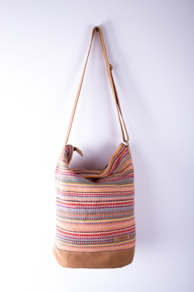 Daily bag - Salmon Pink Recycle Pattern - MuniMuni
