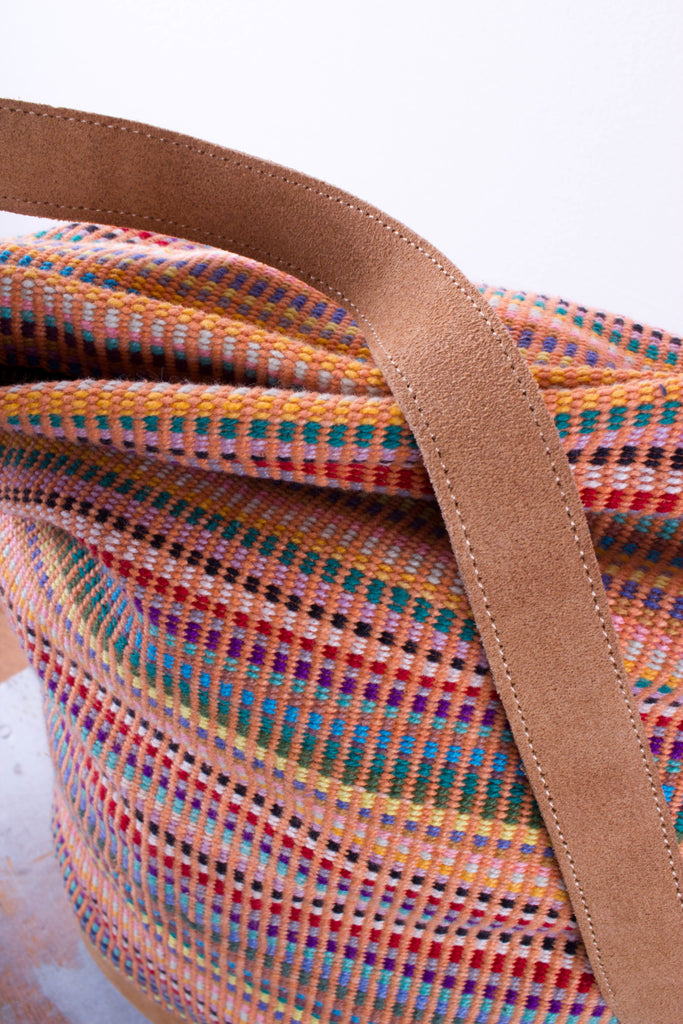 Daily bag - Salmon Pink Recycle Pattern - MuniMuni