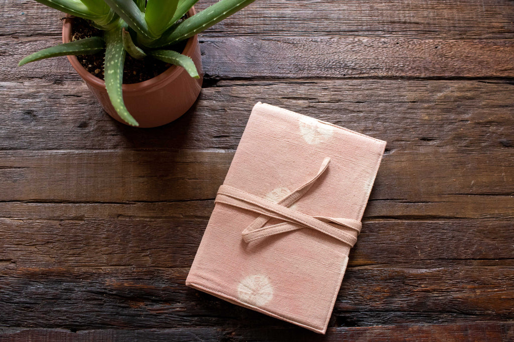 Tie Dye Refillable Notebook - Pink Dot - MuniMuni