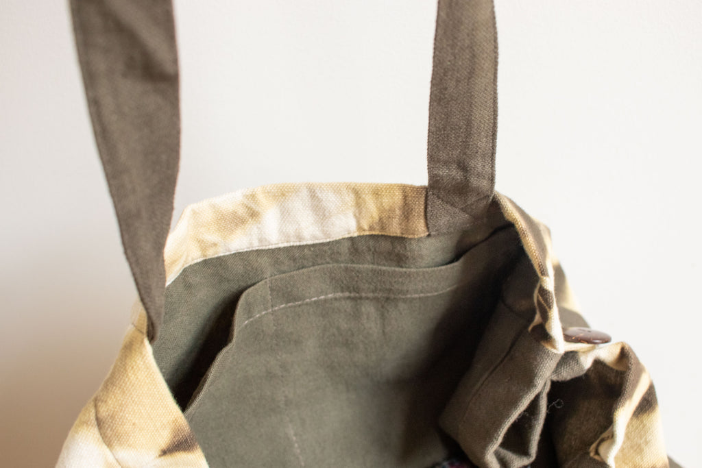 Tie Dye Tote Bag - ZigZag Green - MuniMuni