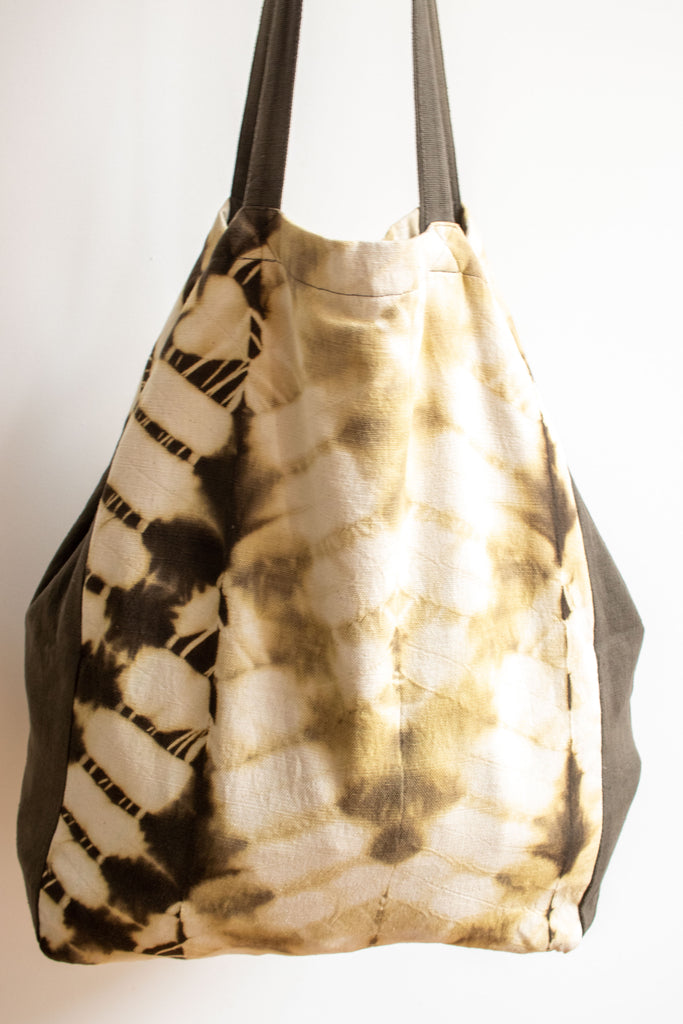 Tie Dye Tote Bag - ZigZag Green - MuniMuni