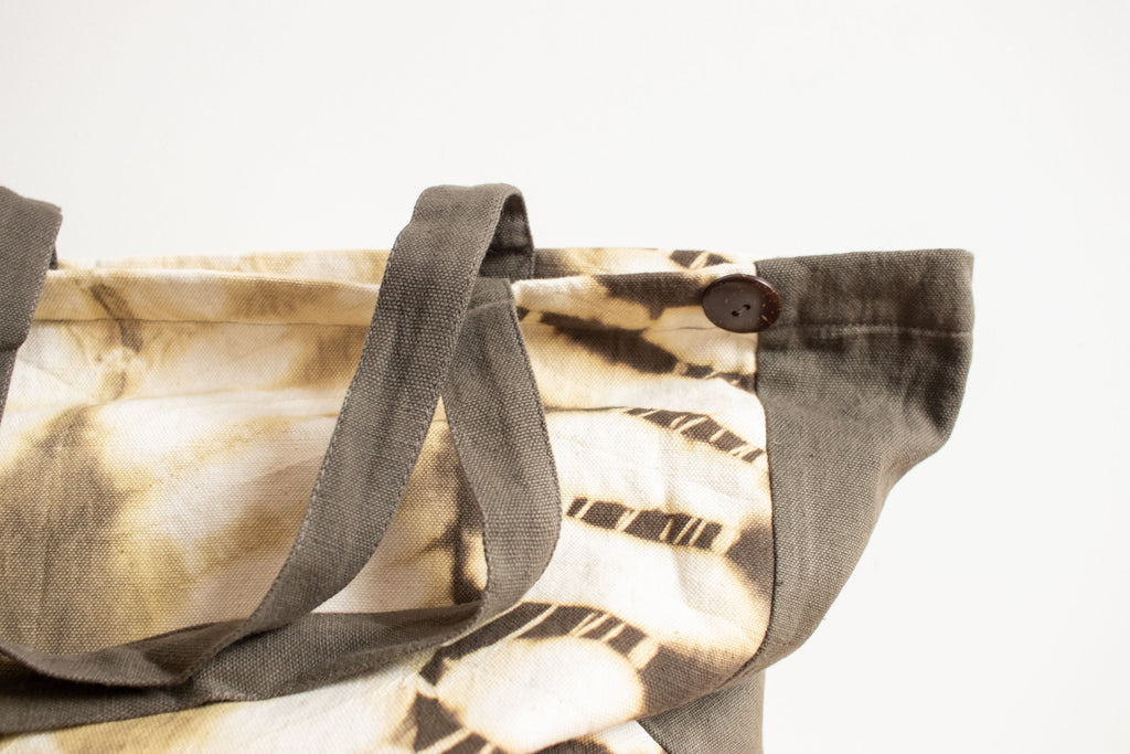 Tie Dye Tote Bag - ZigZag Green - MuniMuni