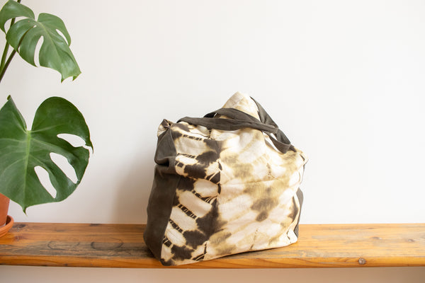 Tie Dye Tote Bag - ZigZag Green - MuniMuni