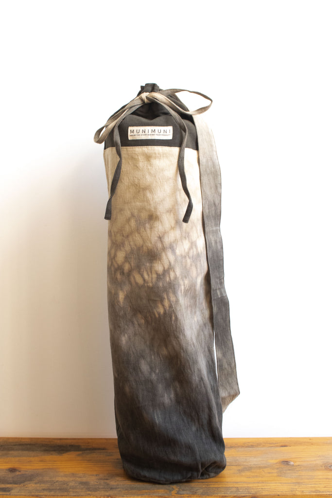 Tie Dye Yoga Mat Bag - Raindrop Gray/Green - MuniMuni
