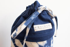 Tie Dye Yoga Mat Bag - ZigZag Indigo Blue - MuniMuni