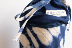 Tie Dye Yoga Mat Bag - ZigZag Indigo Blue - MuniMuni