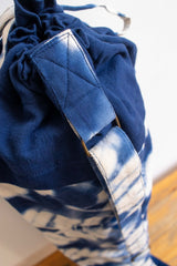 Tie Dye Yoga Mat Bag - ZigZag Indigo Blue - MuniMuni