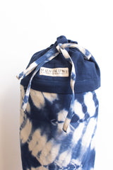 Tie Dye Yoga Mat Bag - ZigZag Indigo Blue - MuniMuni
