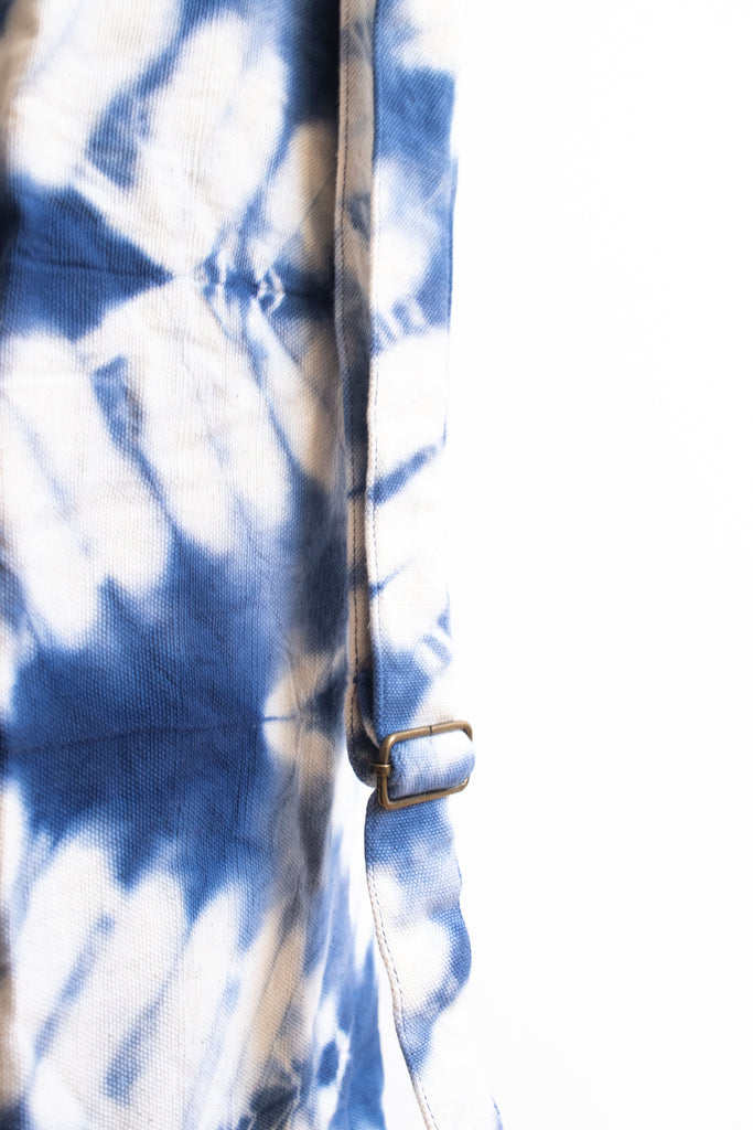 Tie Dye Yoga Mat Bag - ZigZag Indigo Blue - MuniMuni