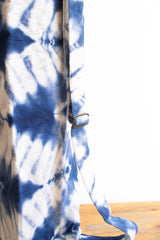 Tie Dye Yoga Mat Bag - ZigZag Indigo Blue - MuniMuni