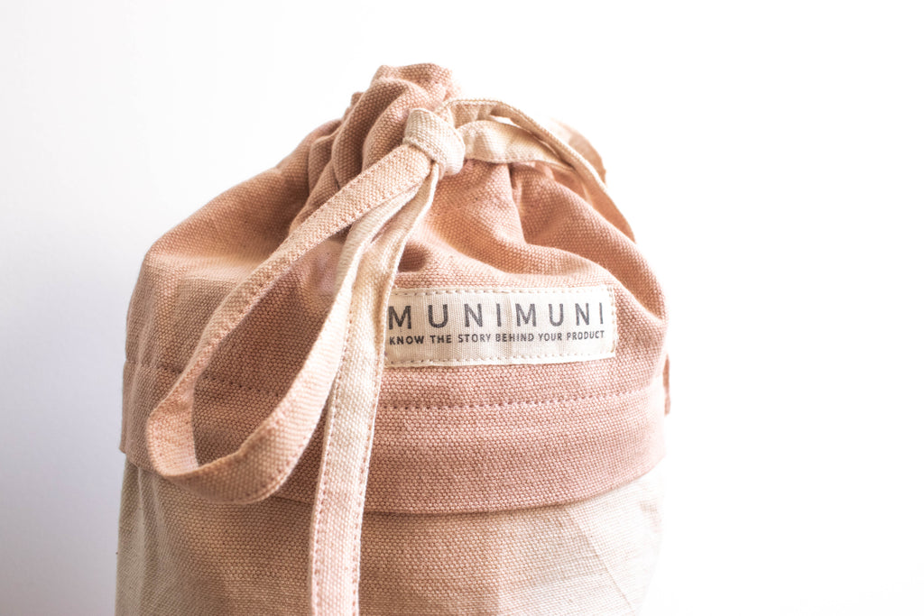 Tie Dye Tote Bag - Marble Light Pink - MuniMuni