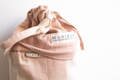 Tie Dye Yoga Mat Bag - Marble Light Pink - MuniMuni