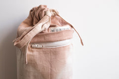 Tie Dye Yoga Mat Bag - Marble Light Pink - MuniMuni