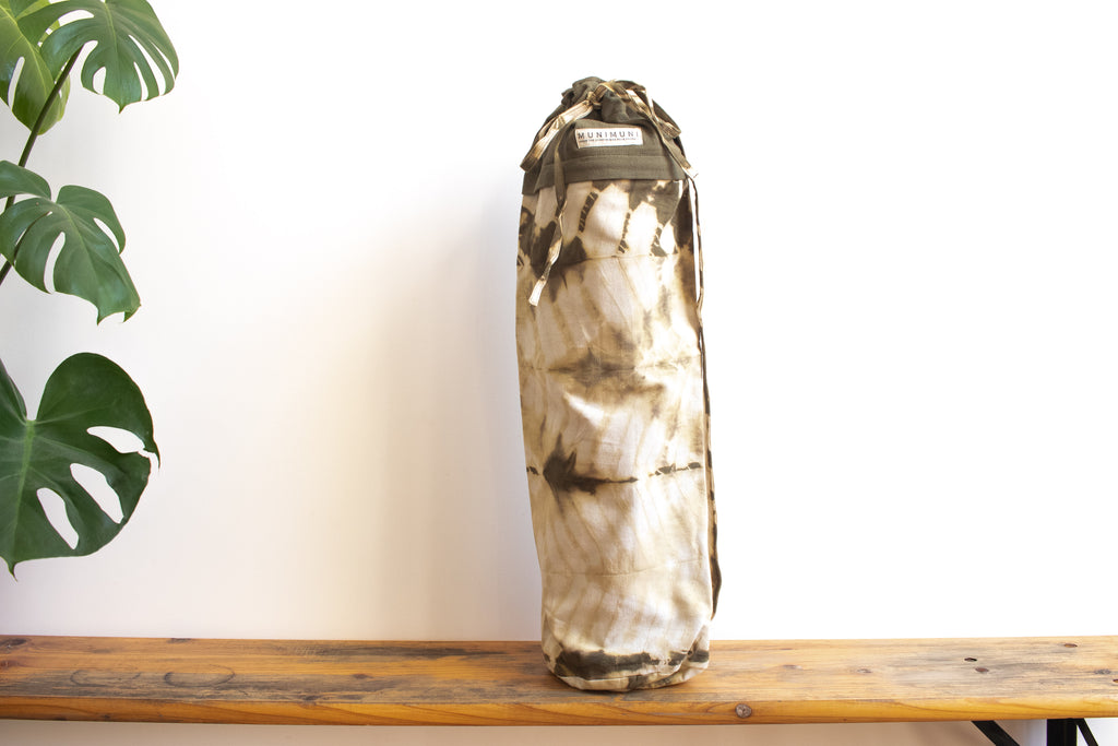 Tie Dye Yoga Mat Bag - ZigZag Green - MuniMuni