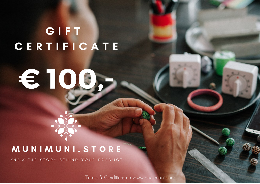 MUNIMUNI.store Gift Card €100,-