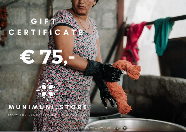 MUNIMUNI.store Gift Card €75,-