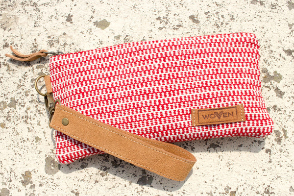 Wallet - Red Finer Pattern - MuniMuni
