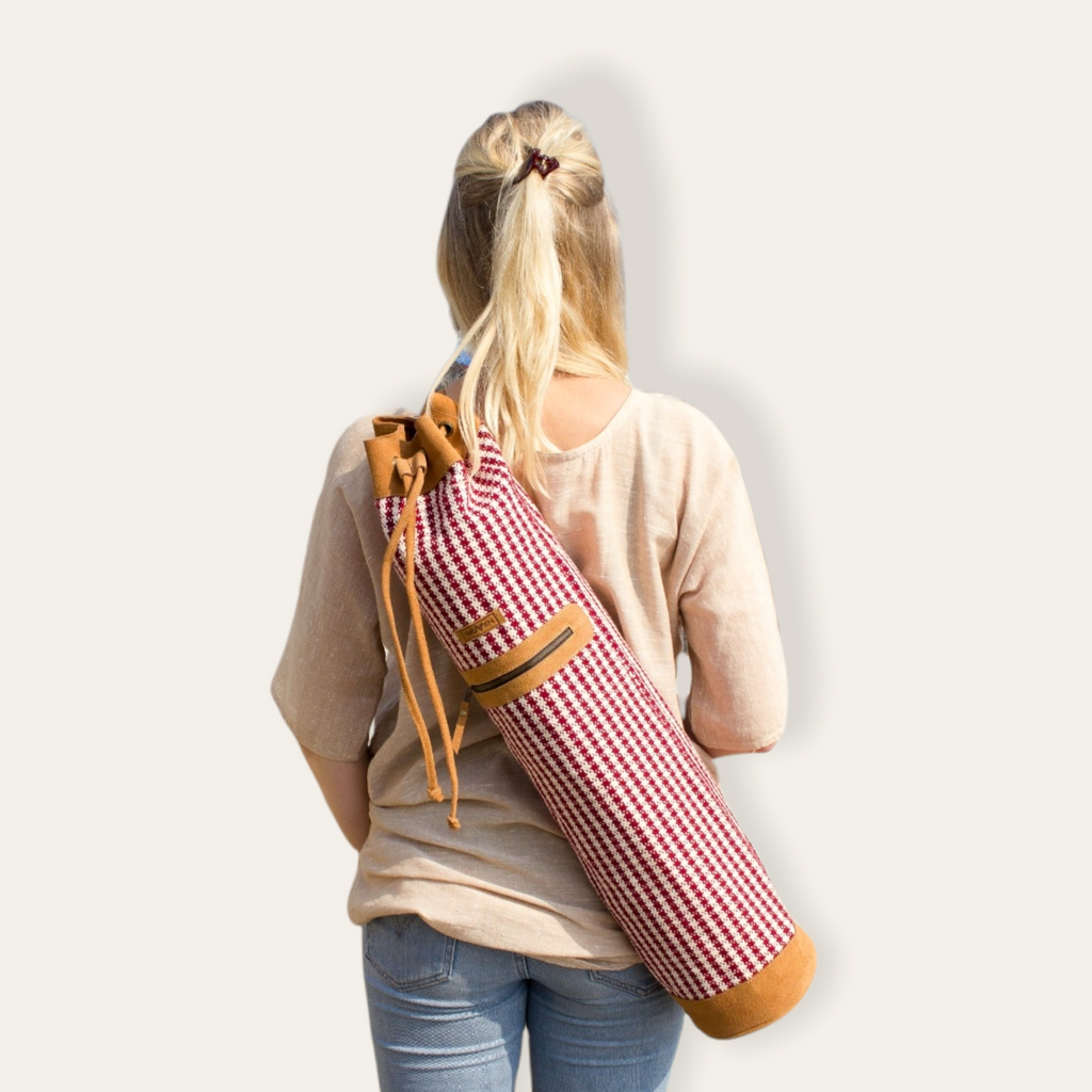 WiseLife Yoga Mat Duffel Bag Blue Premium Carry Bag  wiselifein