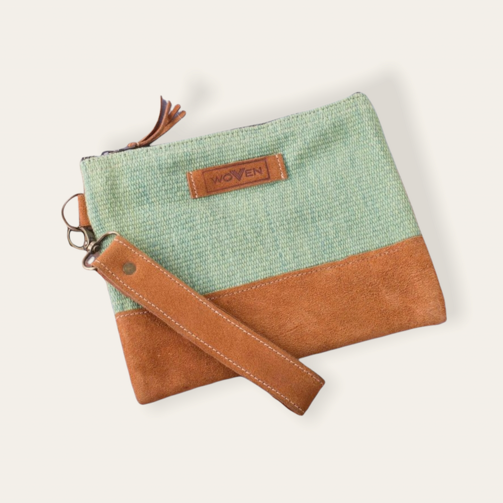 Zip Purse Large - Solid Green