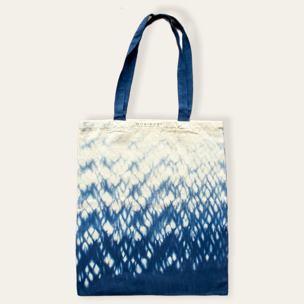 BlueWhite Tie And Dye Tote Bag