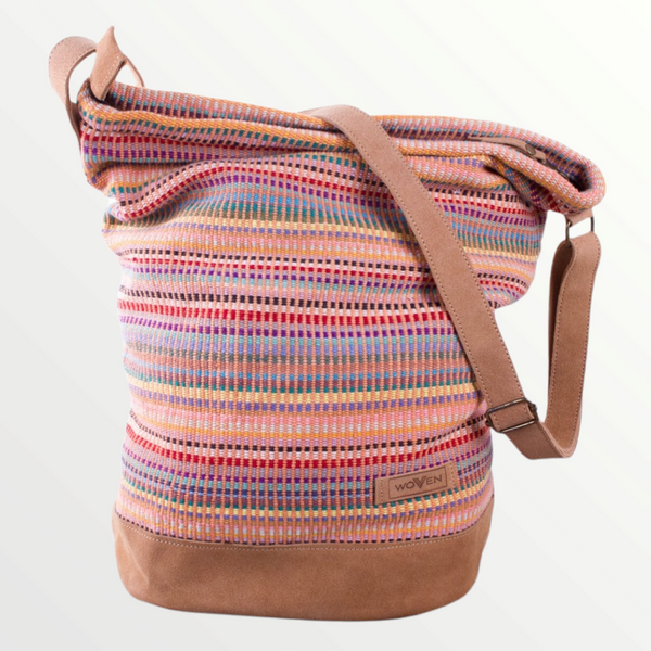 Daily bag - Salmon Pink Recycle Pattern