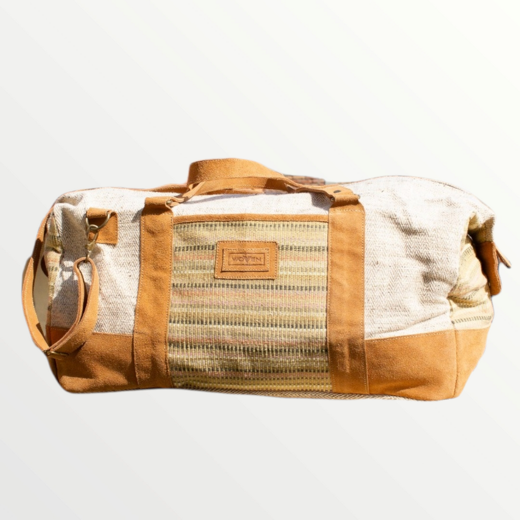 Weekend Bag - Light Mix Recycle Pattern