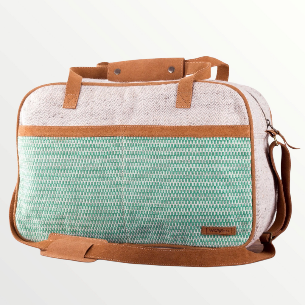 Tour Bag - Green Finer Pattern