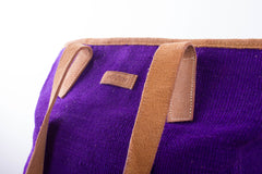 Tote Bag - Plain Purple - MuniMuni