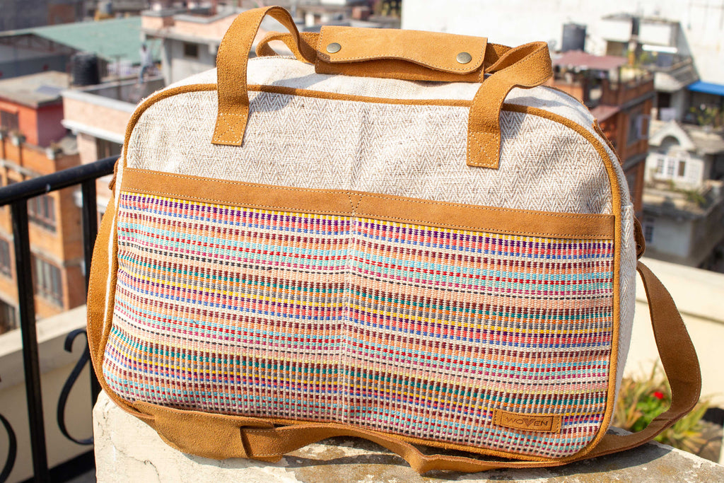 Tour Bag - Light Recycle Pattern - MuniMuni