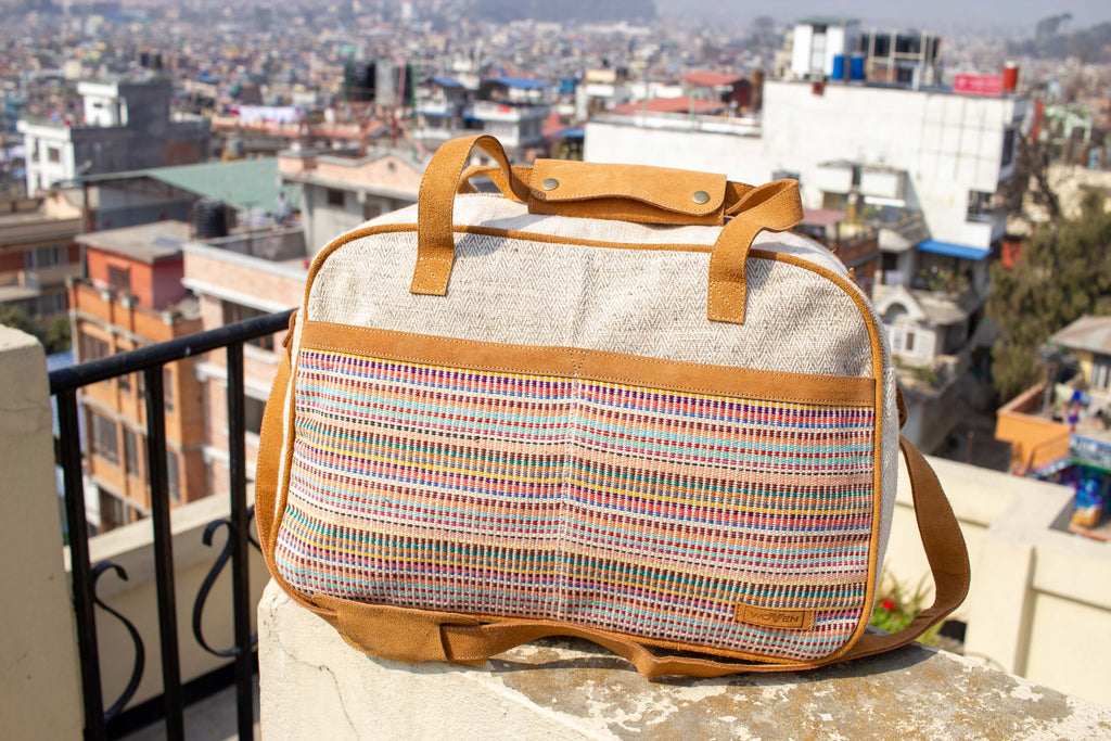 Tour Bag - Light Recycle Pattern - MuniMuni
