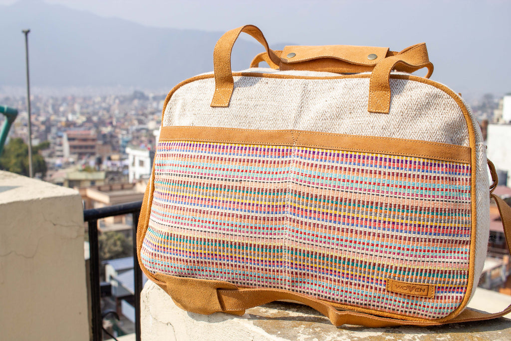 Tour Bag - Light Recycle Pattern - MuniMuni