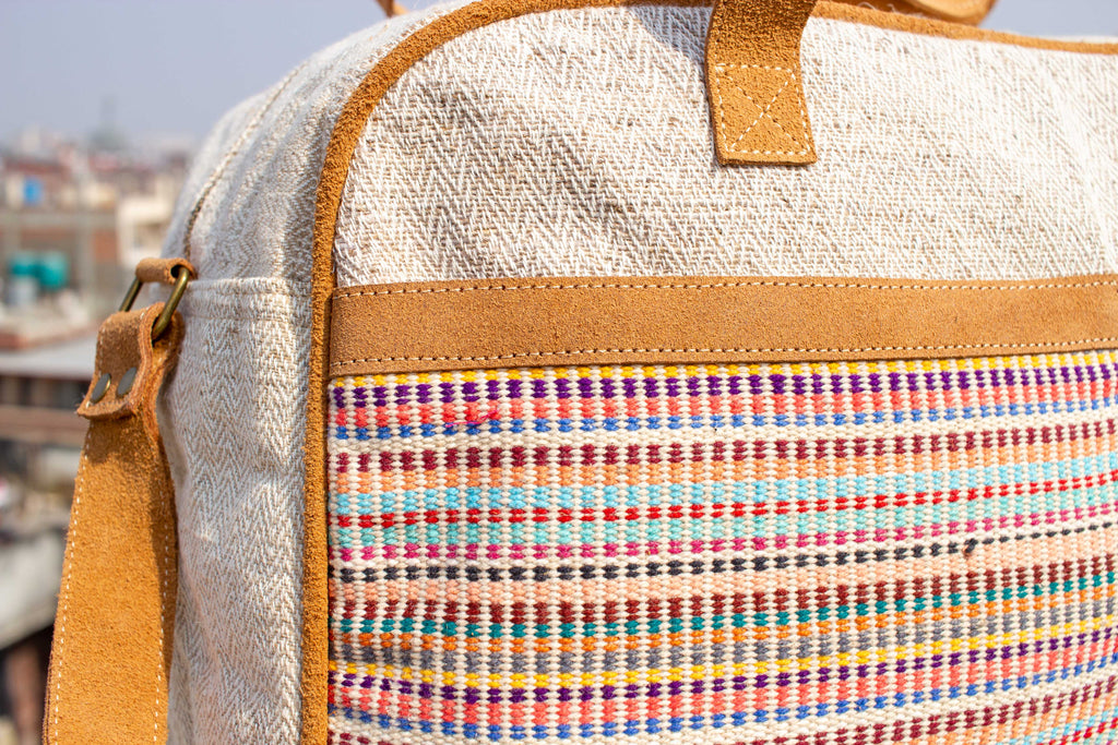 Tour Bag - Light Recycle Pattern - MuniMuni
