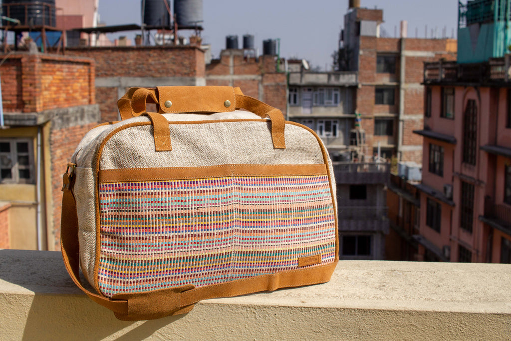 Tour Bag - Light Recycle Pattern - MuniMuni
