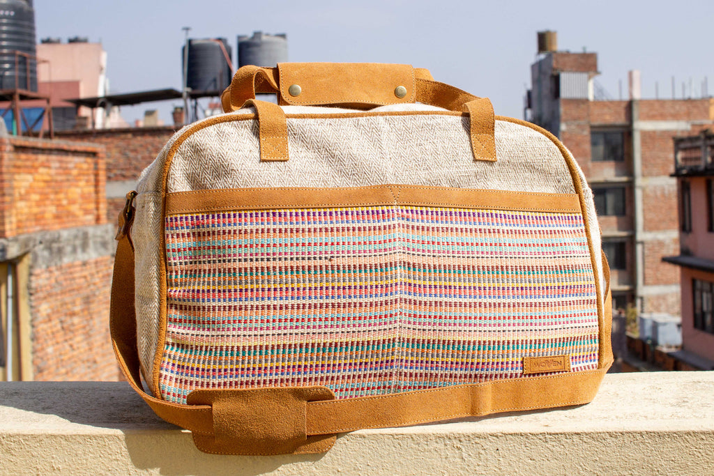 Tour Bag - Light Recycle Pattern - MuniMuni