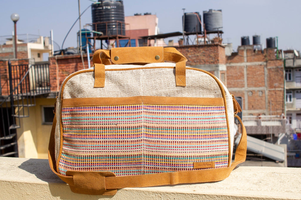 Tour Bag - Light Recycle Pattern - MuniMuni