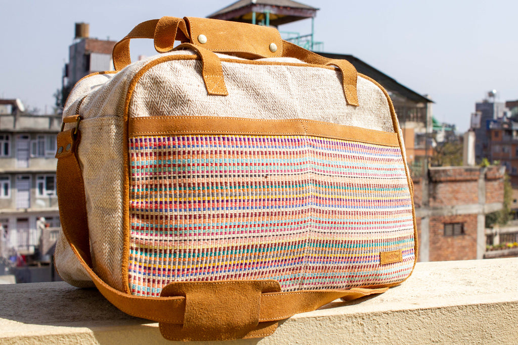 Tour Bag - Light Recycle Pattern - MuniMuni