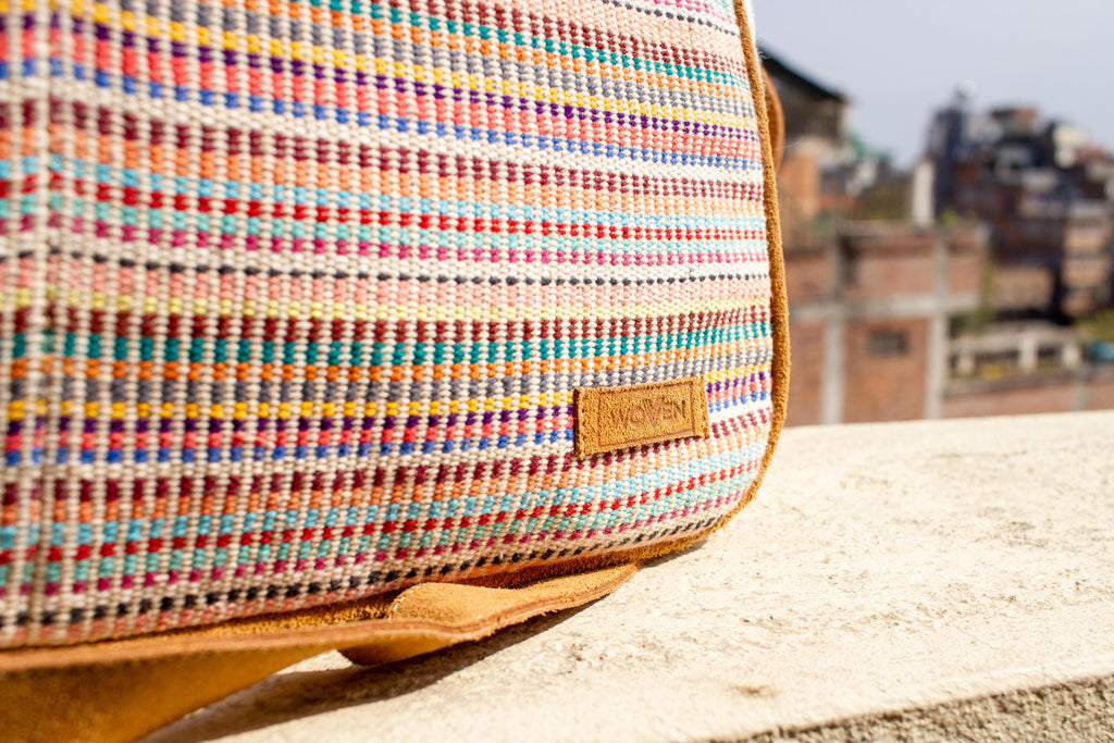 Tour Bag - Light Recycle Pattern - MuniMuni