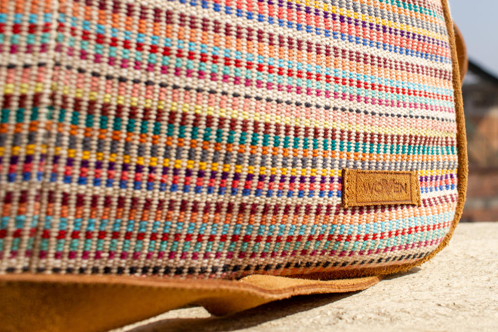 Tour Bag - Light Recycle Pattern - MuniMuni