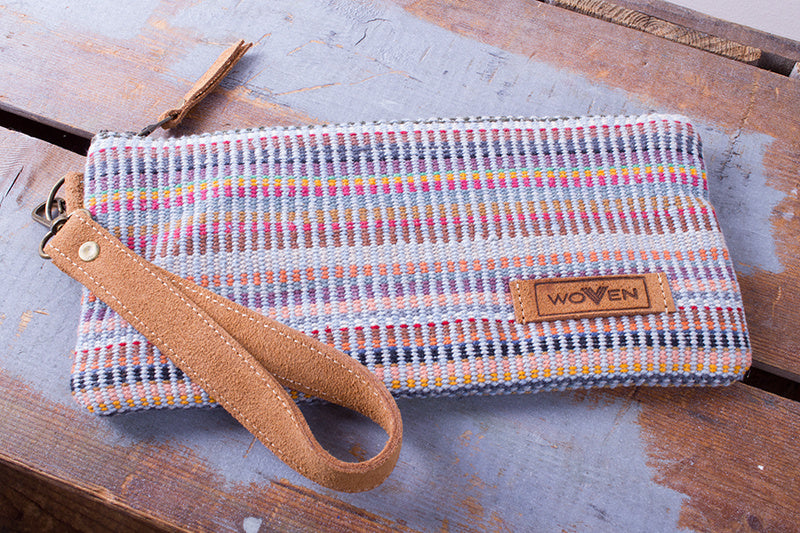 Wallet - Light Blue Recycle Pattern - MuniMuni