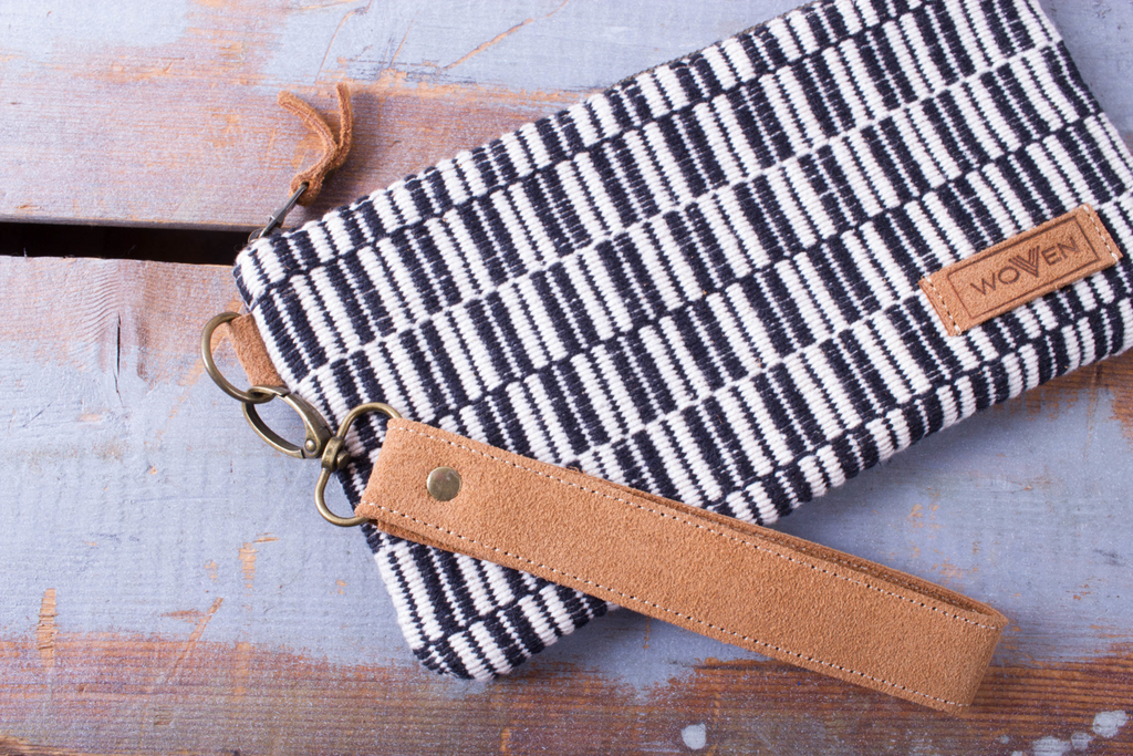 Wallet - Black/ White Piano Pattern - MuniMuni