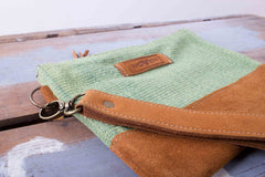 Zip Purse Large - Solid Green - MuniMuni