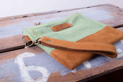 Zip Purse Large - Solid Green - MuniMuni